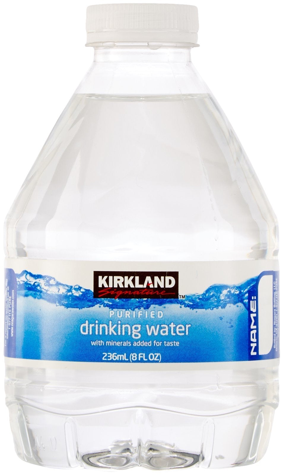 Kirkland Signature Bottled Water 8 fl oz, 48-count TOTAL 800 BOTTLES